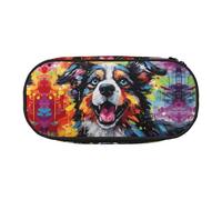 WZYCWB Sac à crayons de grande capacité pour peinture à l'huile - Boîte de rangement multifonctionnelle, portable et durable pour fournitures de bureau et scolaires, Noir , Taille unique, Trousse de