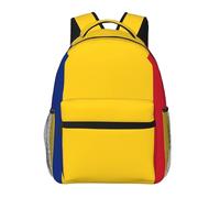 WZYCWB Sac à dos décontracté avec drapeau de la Roumanie, 29 x 40 x 20 cm, sac à dos pour ordinateur portable pour voyage, randonnée, affaires, camping, gym