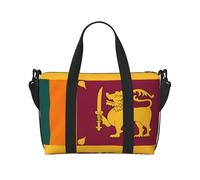 WZYCWB Sac à main à bandoulière avec drapeau du Sri Lanka, sac à main décontracté, adapté pour le travail, les voyages, le fitness, le tourisme, sac de rangement à fermeture éclair pour femme
