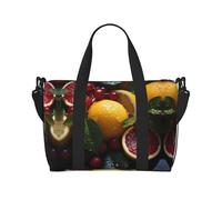 WZYCWB Sac à main à bandoulière frais pamplemousse citron sac à main voyage décontracté adapté pour le travail, les voyages, le fitness, le tourisme, sac de rangement à fermeture éclair pour femme