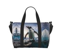 WZYCWB Sac à main à bandoulière pingouins, sac à main décontracté, adapté pour le travail, les voyages, le fitness, le tourisme, sac de rangement à fermeture éclair pour femme,