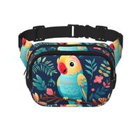 WZYCWB Sac banane de sport à motif perroquet, sac à bandoulière tendance et tendance, petit sac de voyage léger