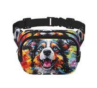 WZYCWB Sac banane de sport pour chien, sac à bandoulière tendance et tendance, petit sac de voyage léger