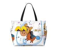 WZYCWB Sac de plage avec fermeture éclair pour écouter les mules