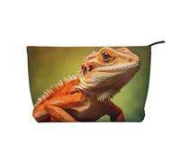 WZYCWB Sac de rangement cosmétique imprimé chien berger solide, parfait pour les voyages d'affaires et les voyages., Lézards vivants, Taille unique