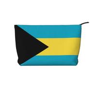WZYCWB Sac de rangement cosmétique imprimé drapeau allemand, parfait pour les voyages d'affaires et les voyages., Drapeau des Bahamas, Taille unique