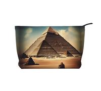 WZYCWB Sac de rangement cosmétique imprimé drapeau des Seychelles, parfait pour les voyages d'affaires et les voyages., Rêver des pyramides de Khoufu, Taille unique