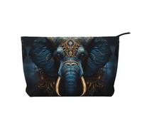 WZYCWB Sac de rangement cosmétique imprimé girafe mère et enfant, parfait pour les voyages d'affaires et les voyages., Eerie Elephant, Taille unique