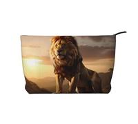 WZYCWB Sac de rangement cosmétique imprimé mouton australien, parfait pour les voyages d'affaires et les voyages., Lion des montagnes, Taille unique