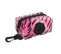 WZYCWB Sac de rangement de voyage pour animal domestique avec cordon de serrage et imprimé léopard brillant pour randonnée et camping