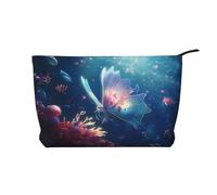 WZYCWB Sac de rangement pour cosmétiques imprimé Trompe l'oeil, parfait pour les voyages d'affaires et les voyages., Papillon transparent, Taille unique