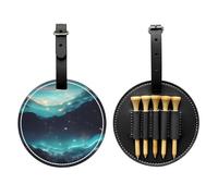 WZYCWB Sac de rangement pour tee de golf imprimé avec étoiles de science-fiction - Design portable avec boucle de suspension