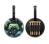 WZYCWB Sac de rangement pour tee de golf imprimé spécial Gamepad Circuit Version - Design portable avec boucle de suspension