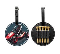 WZYCWB Sac de rangement pour tees de golf avec mini kart - Design portable avec boucle de suspension, Noir , Taille unique, Valise