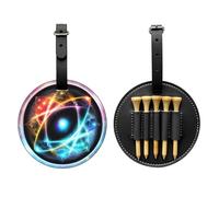 WZYCWB Sac de rangement pour tees de golf imprimé avec boucle de suspension portable