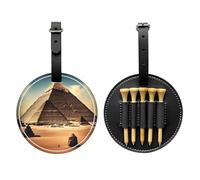 WZYCWB Sac de rangement spécial pour tees de golf Dreaming of The Pyramids of Khufu - Design portable avec boucle de suspension
