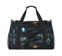 WZYCWB Sac de voyage en alpaga pour avatar, sac de week-end, sac de fitness, yoga, adapté pour le fitness et d'autres scénarios, Future Robot, Taille unique