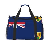 WZYCWB Sac de voyage imprimé drapeau allemand Idéal pour l'entraînement de yoga, les courts voyages et l'équipement de natation., Drapeau des îles Turques et Caïques, One Size