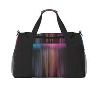 WZYCWB Sac de voyage imprimé drapeau des Seychelles Parfait pour l'entraînement de yoga, les courts voyages et l'équipement de natation., Pluie arc-en-ciel colorée, Taille unique