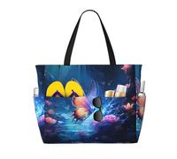 WZYCWB Sac de voyage imprimé papillon étrange pour la natation et le fitness, le shopping, les vacances à la mer