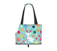 WZYCWB Sac de voyage léger à pois pour chats et sac à bandoulière respirant pour petit chien pour un transport facile