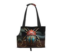 WZYCWB Sac de voyage léger coloré Beetle pour chats et sac à bandoulière respirant pour petit chien pour un transport facile