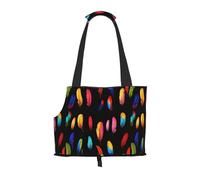 WZYCWB Sac de voyage léger en plumes de perroquet pour chats et sac à bandoulière respirant pour petit chien pour un transport facile