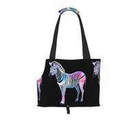 WZYCWB Sac de voyage léger Zebra pour chats et sac à bandoulière respirant pour petit chien pour un transport facile