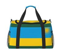 WZYCWB Sac de voyage portable drapeau des Seychelles Sac de week-end Sac de fitness Sac de yoga adapté pour le fitness et d'autres scénarios, Drapeau du Rwanda, Taille unique