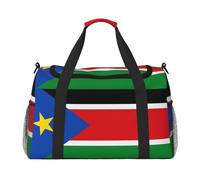 WZYCWB Sac de voyage portable drapeau du Soudan du Sud Sac de week-end Sac de fitness Sac de yoga adapté pour le fitness et d'autres scénarios, Drapeau du Soudan du Sud, Taille unique