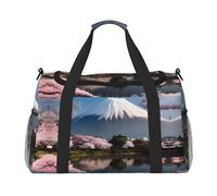 WZYCWB Sac de voyage portable en forme de requin sous-marin Corail Sac de w nd Sac de fitness Sac de yoga adapté pour le fitness et d'autres scénarios, Mt. Fuji au début du printemps, Taille