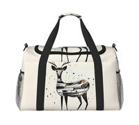 WZYCWB Sac de voyage portable motif fruits de la passion, sac de week-end, sac de fitness, yoga, adapté pour le fitness et d'autres scénarios, Cerf tacheté, Taille unique
