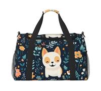 WZYCWB Sac de voyage portable pour le week-end, le fitness, le yoga, le fitness et d'autres scénarios, Imprimé chiot, Taille unique