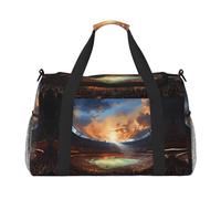 WZYCWB Sac de voyage portable pour le week-end, le fitness, le yoga, le fitness et d'autres scénarios Rose, Merveilleux jeu de football, Taille unique