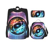 WZYCWB Sac d'école, trousse à crayons et sac à déjeuner, idéal pour les trajets quotidiens