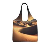 WZYCWB Sac en toile imprimé désert du Sahara - Sac en toile tendance - Convient pour les voyages quotidiens et le shopping