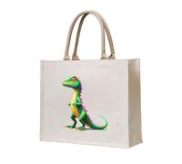 WZYCWB Sac fourre-tout en toile tridimensionnelle imprimé graffiti lézard camouflage adapté pour les voyages, le travail, le fitness, le camping et la plage