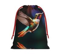 WZYCWB Sacs cadeaux imprimés colibris en vol S - Parfait pour les mariages, Noël, les anniversaires et les fêtes - S - L