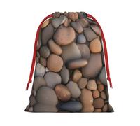 WZYCWB Sacs cadeaux imprimés Pebbles in the beach S - Parfait pour les mariages, Noël, les anniversaires et les fêtes - S - L