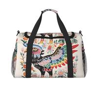 WZYCWB Scribbling Eagle Sac de voyage portable Sac de week-end Sac de fitness Sac de yoga adapté pour le fitness et d'autres scénarios, Aigle gribouilleur, Taille unique