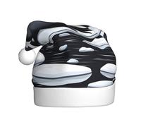 WZYCWB Seals on ice Chapeau de Noël adulte unisexe Père Noël Halloween fête vacances adulte peluche chapeau de Noël