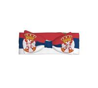 WZYCWB Serbia Bandeau élastique pour cheveux Motif drapeau de Serbie 0-6 mois