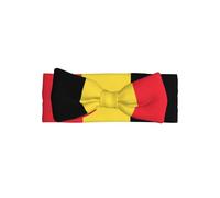 WZYCWB Serre-tête avec nœud pour bébé - Drapeau de la Belgique - Accessoire pour cheveux - Convient pour les bébés de 0 à 6 mois - Cadeau très significatif