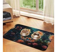 WZYCWB Sets de table absorbants 30 x 45 cm - Motif couple d'hippocampes - Antidérapant - Pour chiens et chats