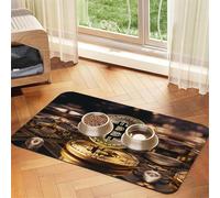 WZYCWB Sets de table absorbants pour animaux de compagnie avec pièces de monnaie de 40 x 60 cm - Tapis antidérapant pour nourriture et bol d'eau pour chiens et chats