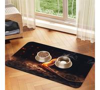 WZYCWB Sets de table absorbants pour animaux de compagnie imprimés 30 x 45 cm - Tapis antidérapant pour nourriture et bol d'eau pour chiens et chats