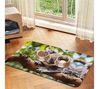 WZYCWB Sets de table absorbants pour animaux de compagnie Motif A Little Koala 30 x 45 cm - Tapis antidérapant pour nourriture et bol d'eau pour chiens et chats