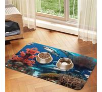 WZYCWB Sets de table absorbants pour animaux de compagnie Motif requin sous-marin 40 x 60 cm