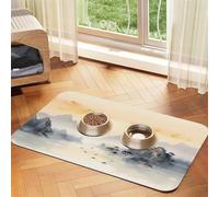 WZYCWB Sets de table absorbants pour animaux domestiques Motif coucher de soleil 40 x 60 cm