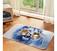 WZYCWB Sets de table absorbants pour chiens et chats Motif lion majestueux 40 x 60 cm